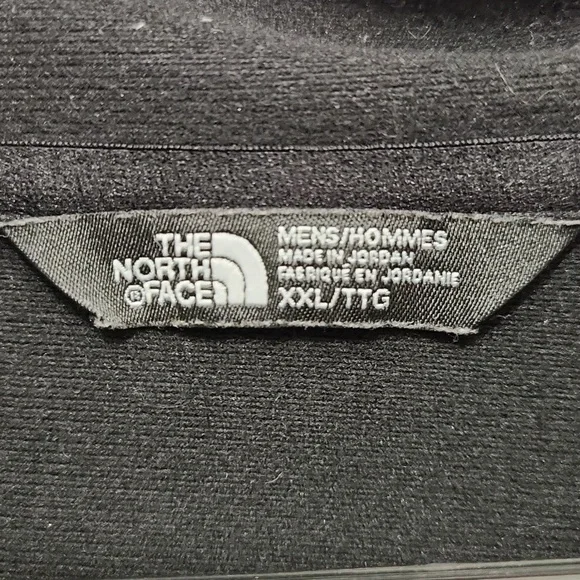 The North Face Men's Black Quarter Zip Long Sleeve Pullover Top Size XXL - Picture 3 of 9